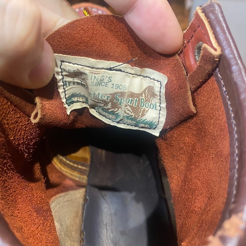 90s Vintage REDWING 8875 四角犬タグ アイリッシュセッター 7E 90s Vintage REDWING 8875 四角犬タグ アイリッシュセッター 7E
