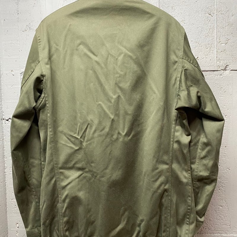 80s vintage フランス軍 ミリタリー ジャケットF2 4ポケット OD OS029