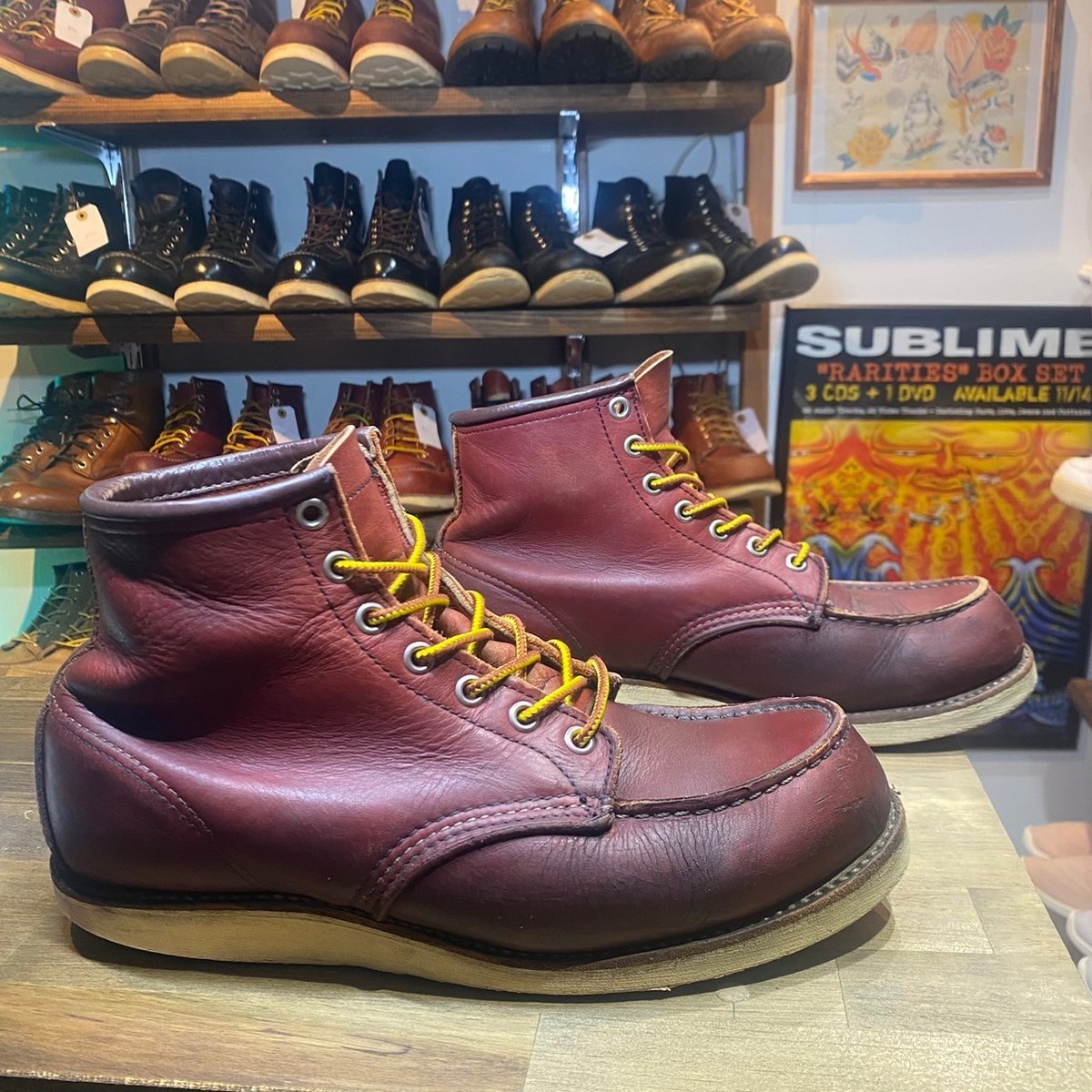 90s Vintage REDWING 8875 四角犬タグ アイリッシュセッター 8E 90s Vintage REDWING 8875 四角犬タグ アイリッシュセッター 8E