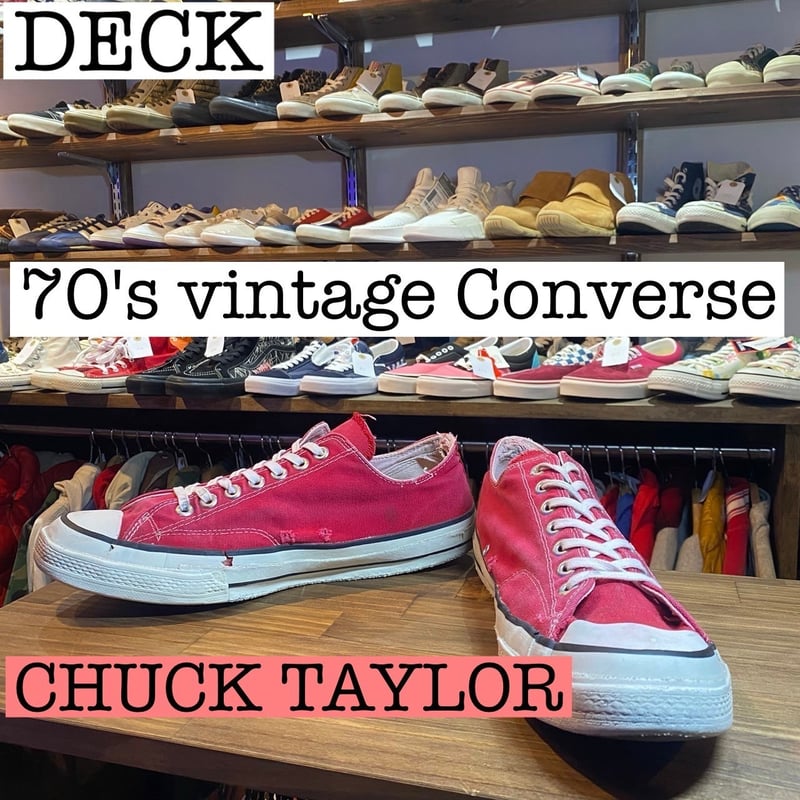 70's vintage Converse チャックテイラー オリジナル 一つ星 70's vintage Converse チャックテイラー オリジナル 一つ星
