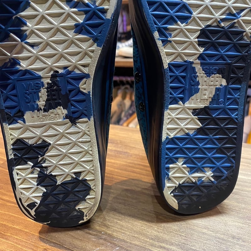 80s 90s VISION オールドスケート サイズ違いハイカットスニーカー ゴールデンサイズ 80s 当時モノ VISION スケシュー ハイカット