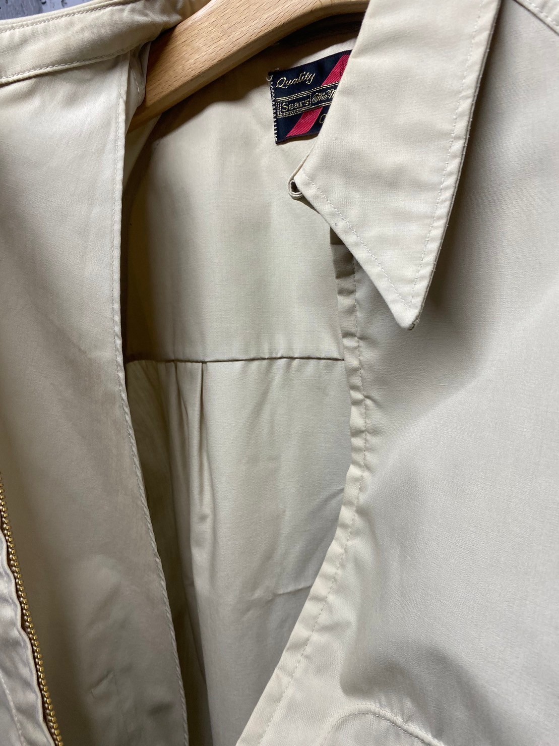 70s vintage SEARS 棒タロン ジッパー スウィングトップ OS017 70s vintage SEARS 棒タロン ジッパー スウィングトップ OS017