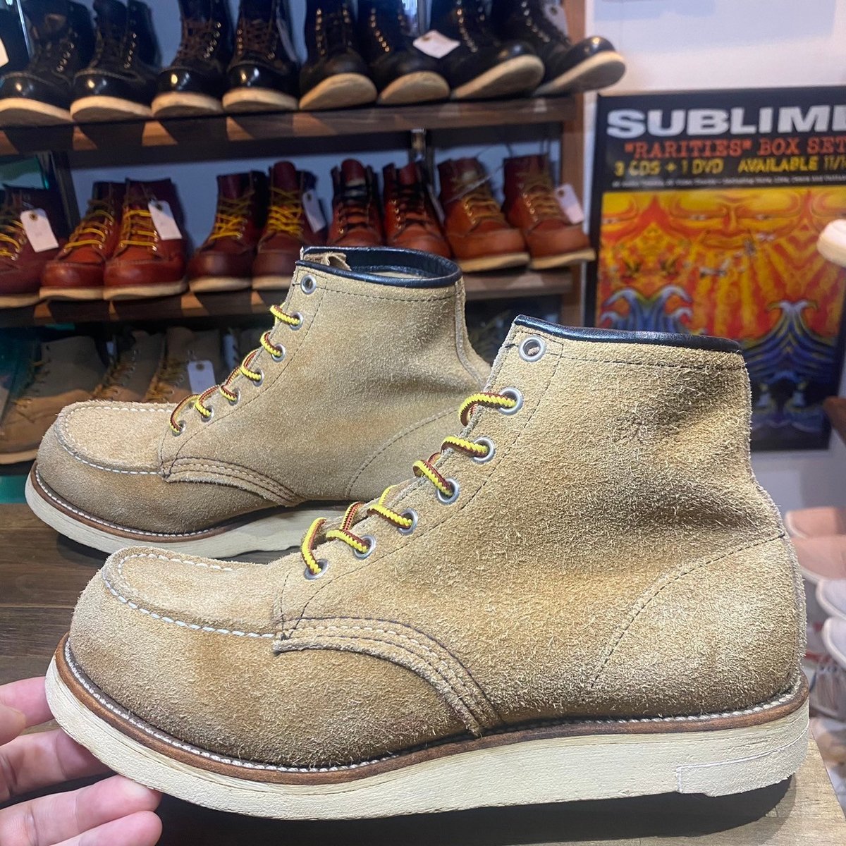 希少 香港返還モデル レッドウィング 8173 アイリッシュセッター 四角犬タグ 希少 香港返還モデル レッドウィング 8173 アイリッシュセッター