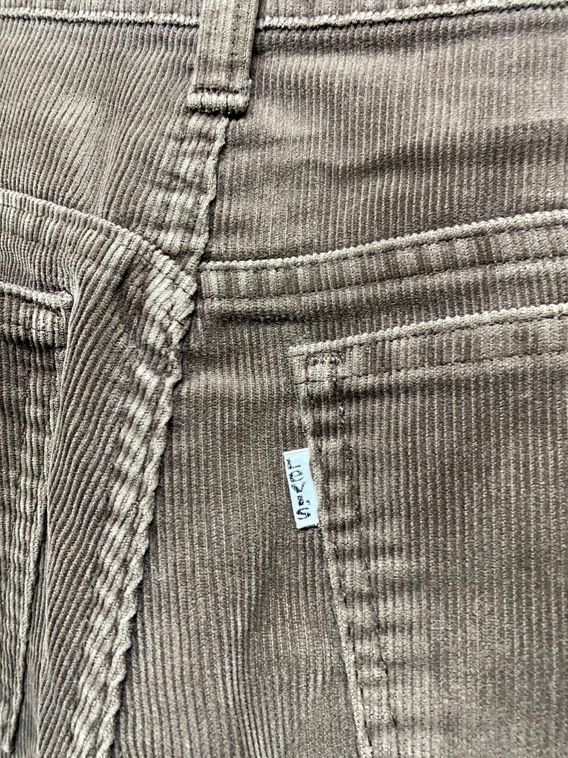 た*人様 美品 70s USA製 Levi’s 519 コーデュロイ 33×32 70s vintage LEVI'S 519 コーデュロイパンツ 白タブ PS055 | DECK