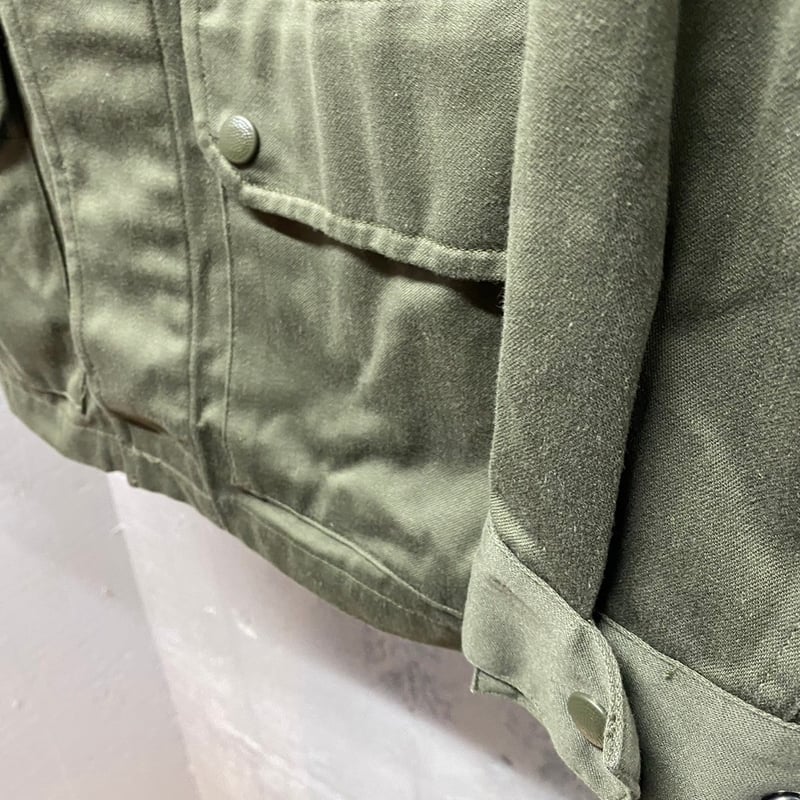 80s vintage フランス軍 ミリタリー ジャケットF2 4ポケット OD OS029