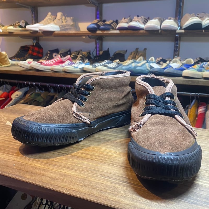 VANS 初期CHUKKA スエード アメリカ製 80s 美品 80s vintage VANS チャッカ スエード ブラウン USA製 レア FS029