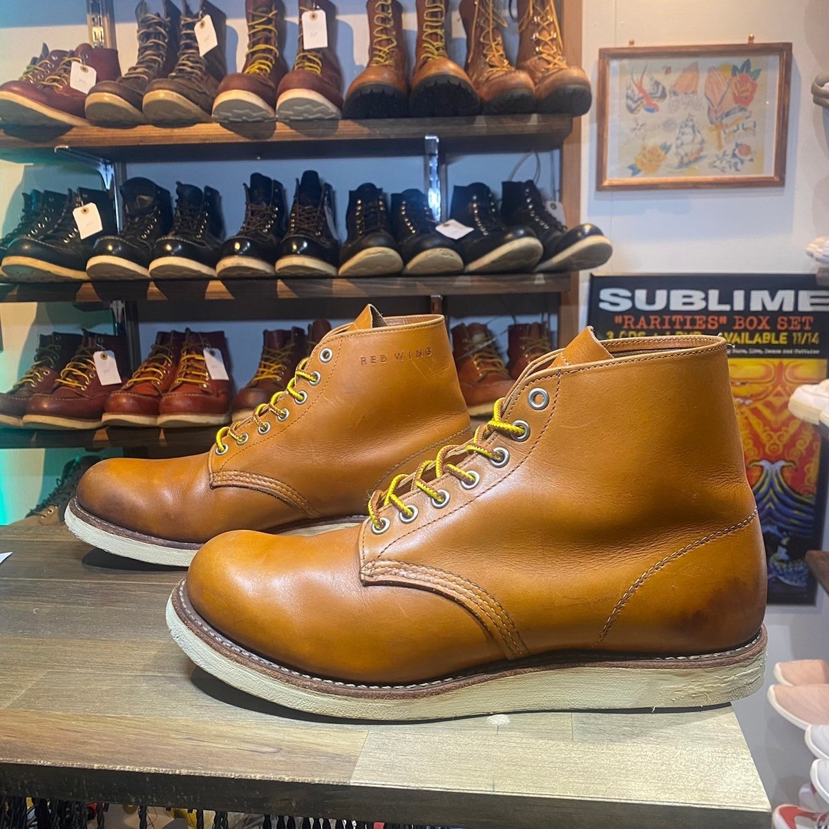 REDWING 9871 ゴールドラセットセコイア 復刻タグ アイリッシュ
