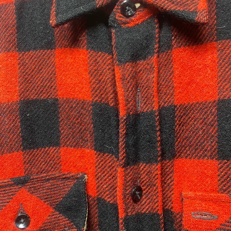 50s vintage PILGRIM ブロックチェック ヘビーネルシャツ SS010 | DECK