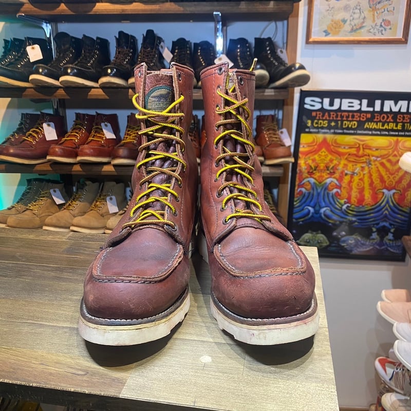 90's Vintage REDWING 877 半円犬タグ 金刺繍 Irish Setter 90's Vintage REDWING 877 半円犬タグ 金刺繍 Irish Setter