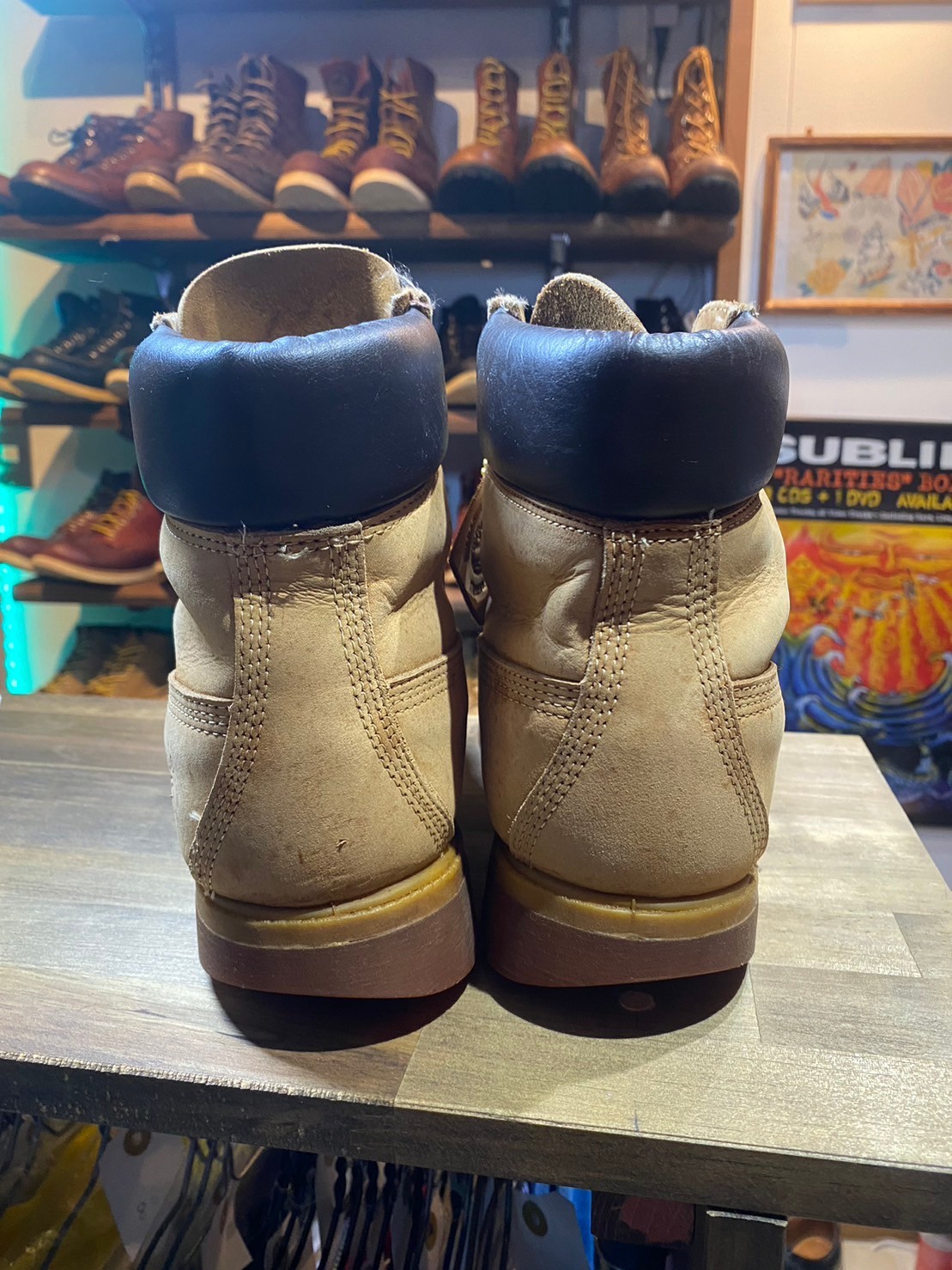 90s timberland イエローブーツ　ヴィンテージ USA製 90s USA ビンテージ ティンバーランド イエローブーツ6ホール 24