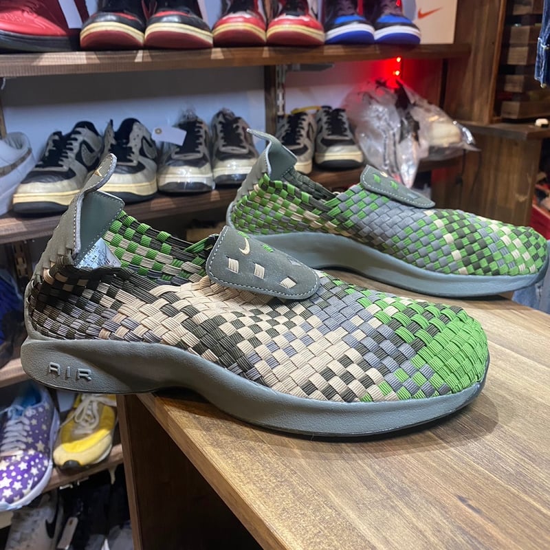 00年 ビンテージ NIKE エアウーブン デッドストック グリーン 箱 27