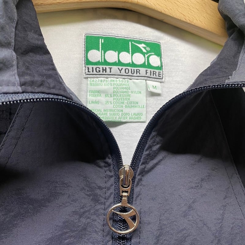 90s vintage DIADORA ナイロンジャケット 蛍光色 M JS004 | DECK