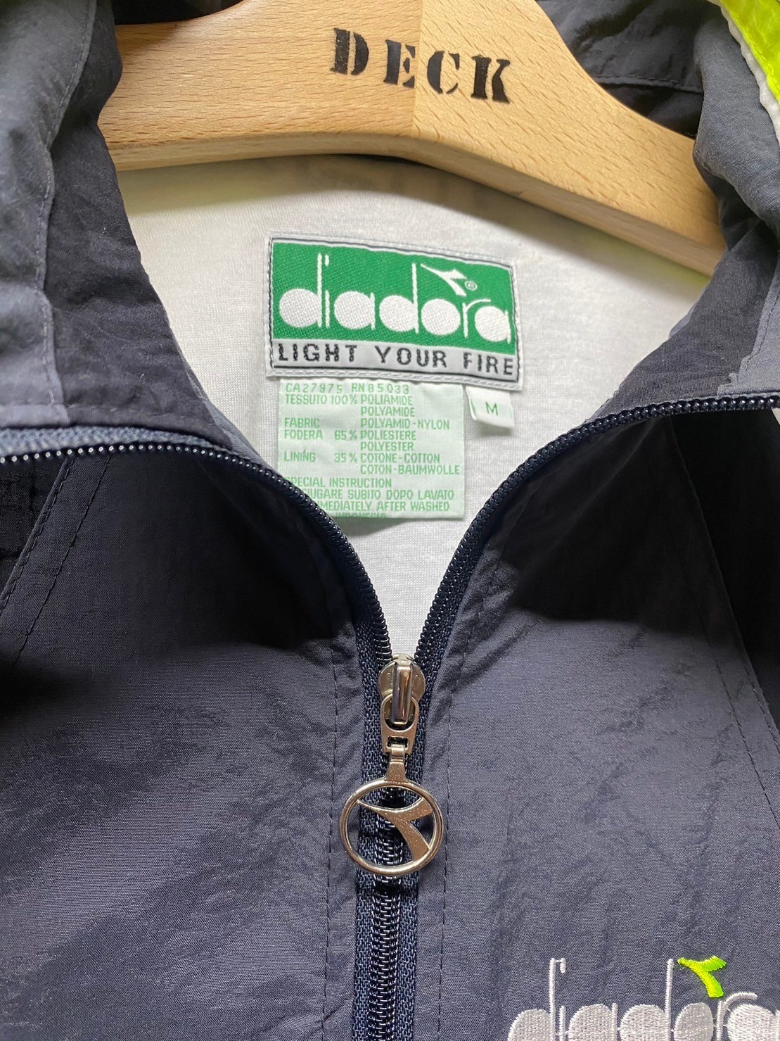 まいまる diadora 90s ナイロンジャケット 短丈R70 まいまる様