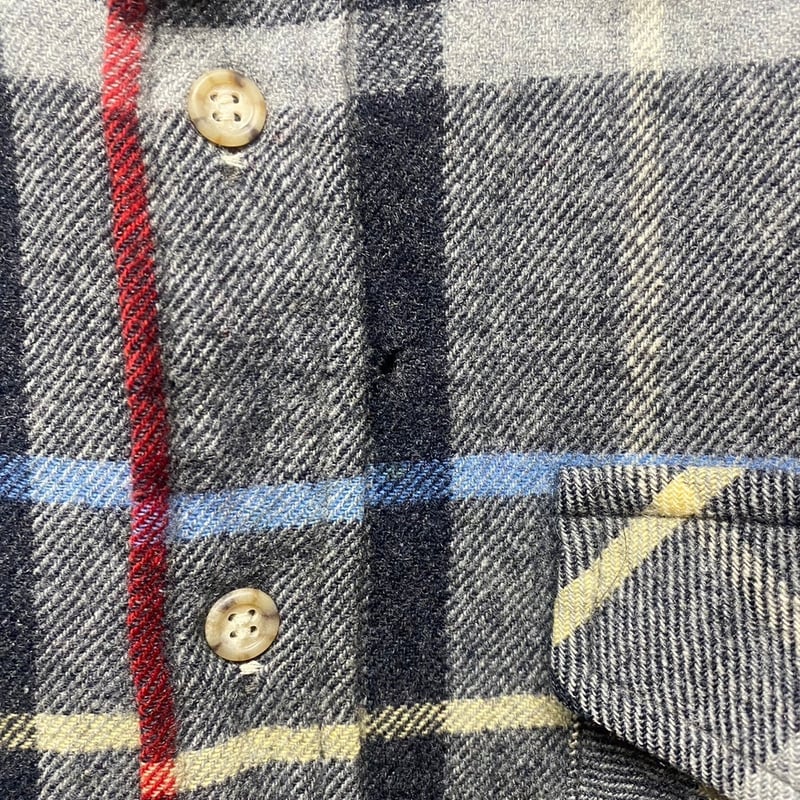 70s vintage PENDLETON ウールシャツ エルボーパッチ SS015 | DECK
