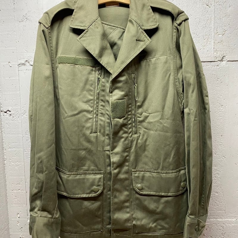 80s vintage フランス軍 ミリタリー ジャケットF2 4ポケット OD OS029
