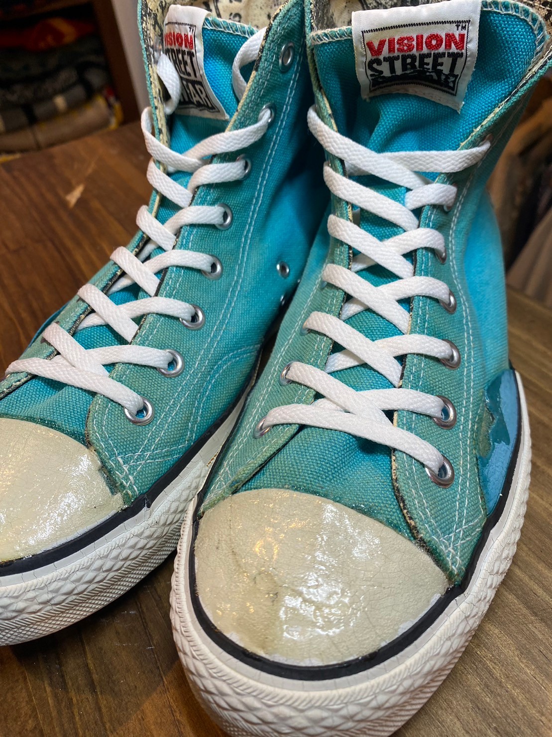80s vintage VISION old skate ハイカットスニーカー FS002 |