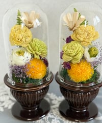 仏花　お供え花　一対セット〈山吹色他〉