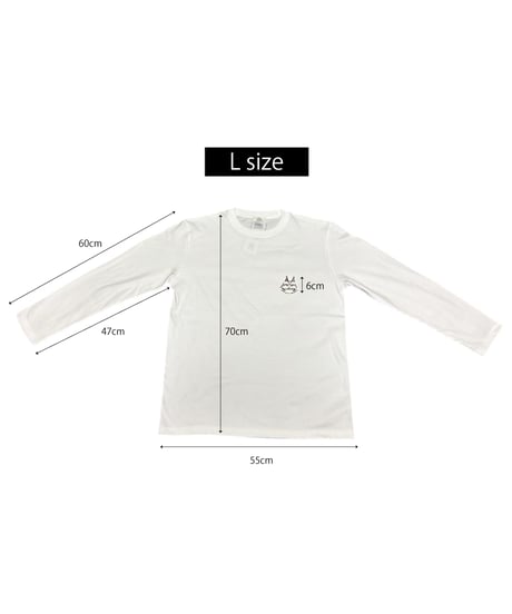 maribou プリントTシャツロングスリーブ