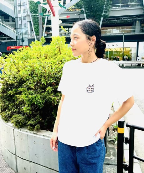 maribou プリントTシャツ