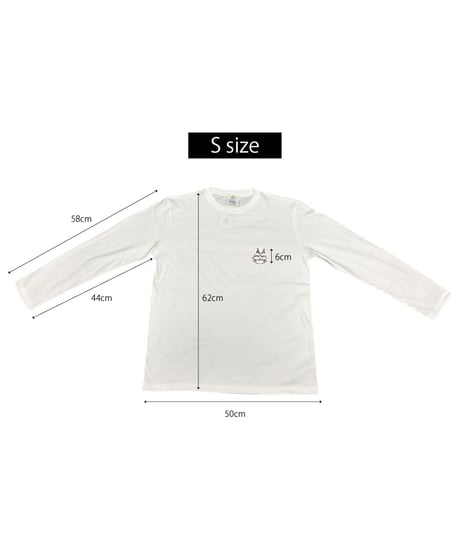 maribou プリントTシャツロングスリーブ