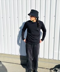 maribou 刺繍Tシャツロングスリーブ