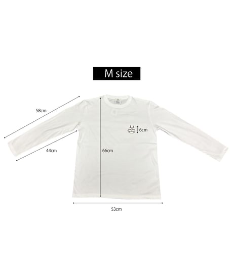 maribou プリントTシャツロングスリーブ