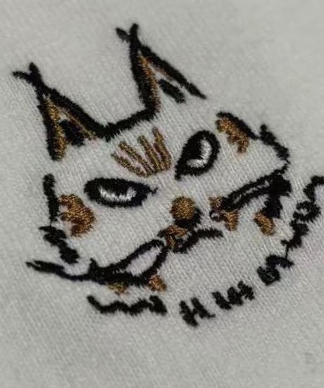 maribou 刺繍Tシャツ