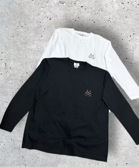 maribou プリントTシャツロングスリーブ