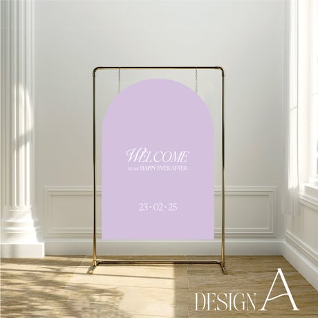 Welcome board  Arch