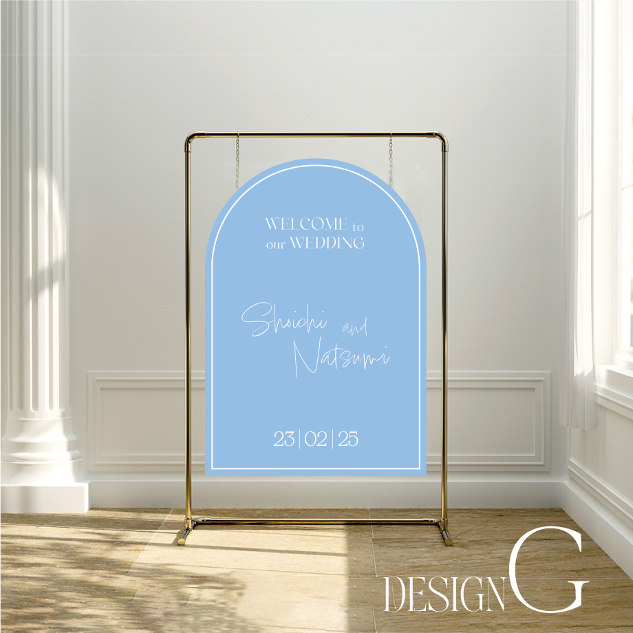 Welcome board Arch | RADIANT DESIGN