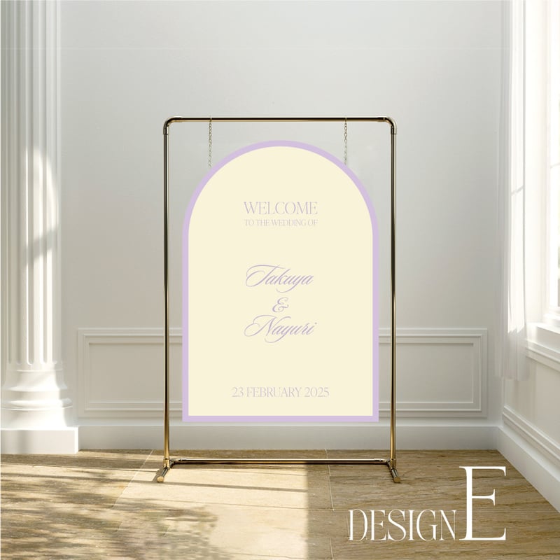 Welcome board Arch | RADIANT DESIGN
