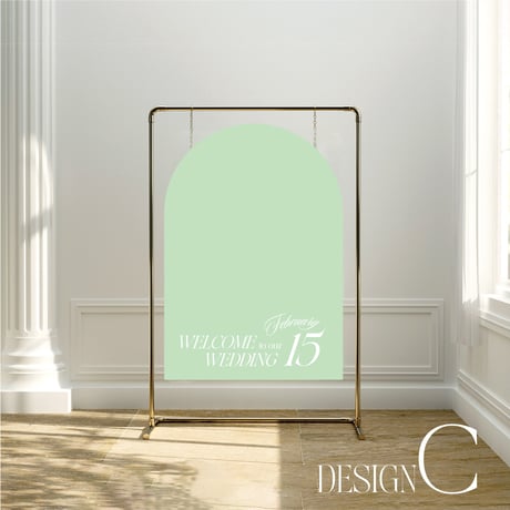 Welcome board  Arch