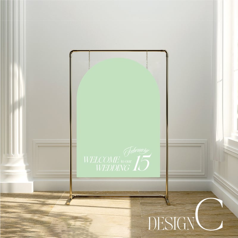 Welcome board Arch | RADIANT DESIGN