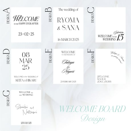 Welcome board  Arch