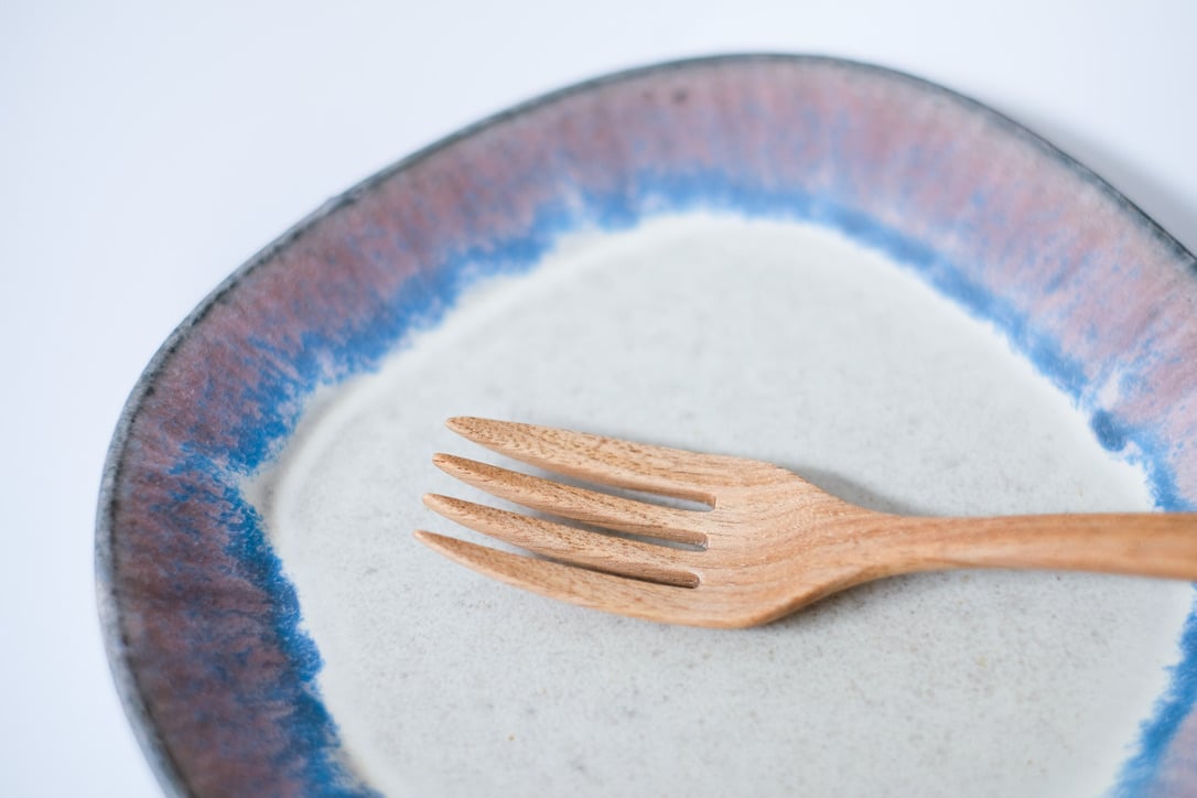 パンのお皿 WeekDAY 青 / 3RD CERAMICS | クラシメク