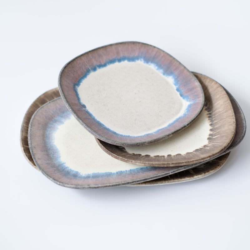 パンのお皿 WeekDAY 青 / 3RD CERAMICS | クラシメク