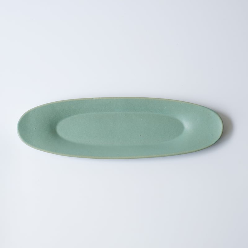 楕円皿 M (ターコイズ) / 3RD CERAMICS | クラシメク