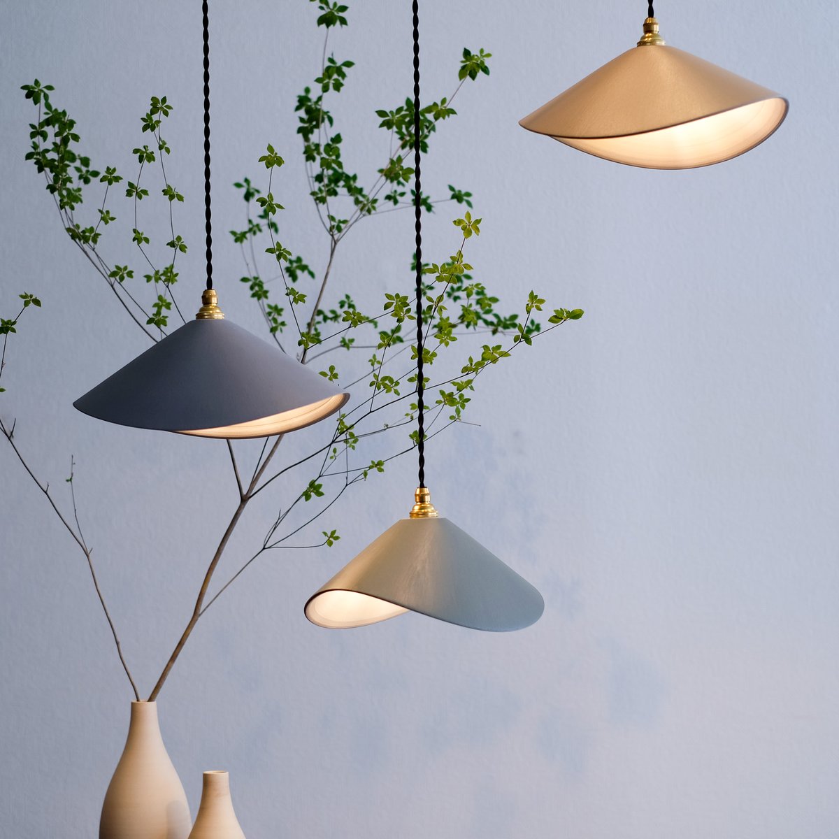 3rd ceramics pendant light (イエロー) | クラシメク