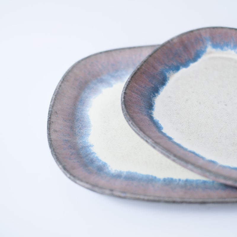 パンのお皿 WeekDAY 青 / 3RD CERAMICS | クラシメク
