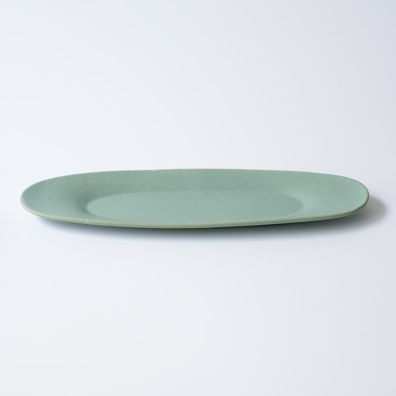 楕円皿 M (ターコイズ) / 3RD CERAMICS | クラシメク