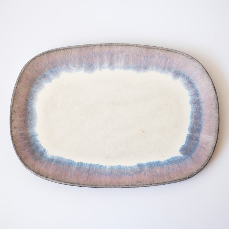 作家不明　パン皿　3枚セット パンのお皿 WeekEND 青 / 3RD CERAMICS | クラシメク