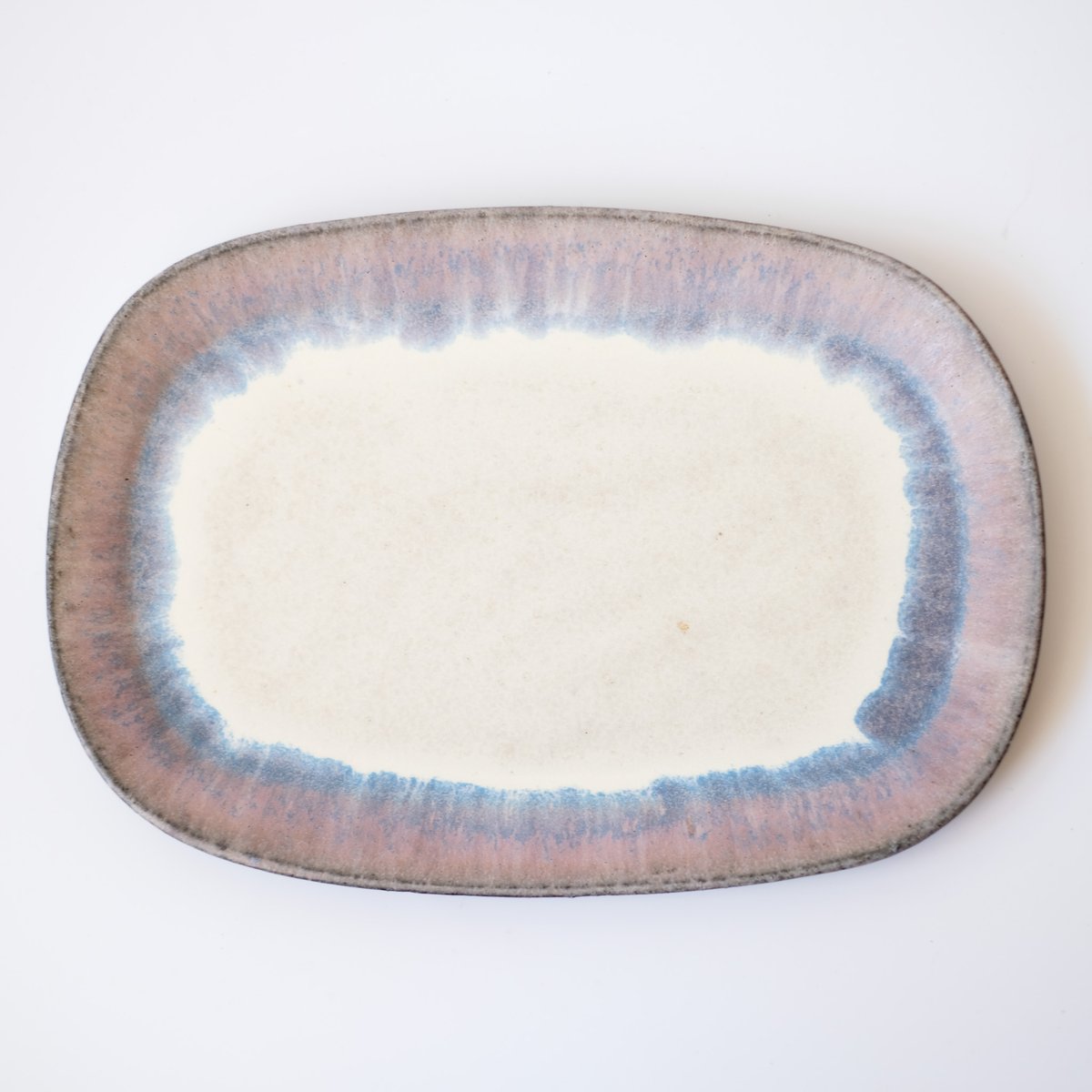 パンのお皿 WeekEND 青 / 3RD CERAMICS | クラシメク