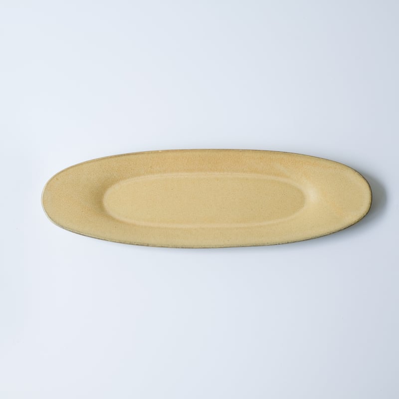 楕円皿 M (イエロー) / 3RD CERAMICS | クラシメク
