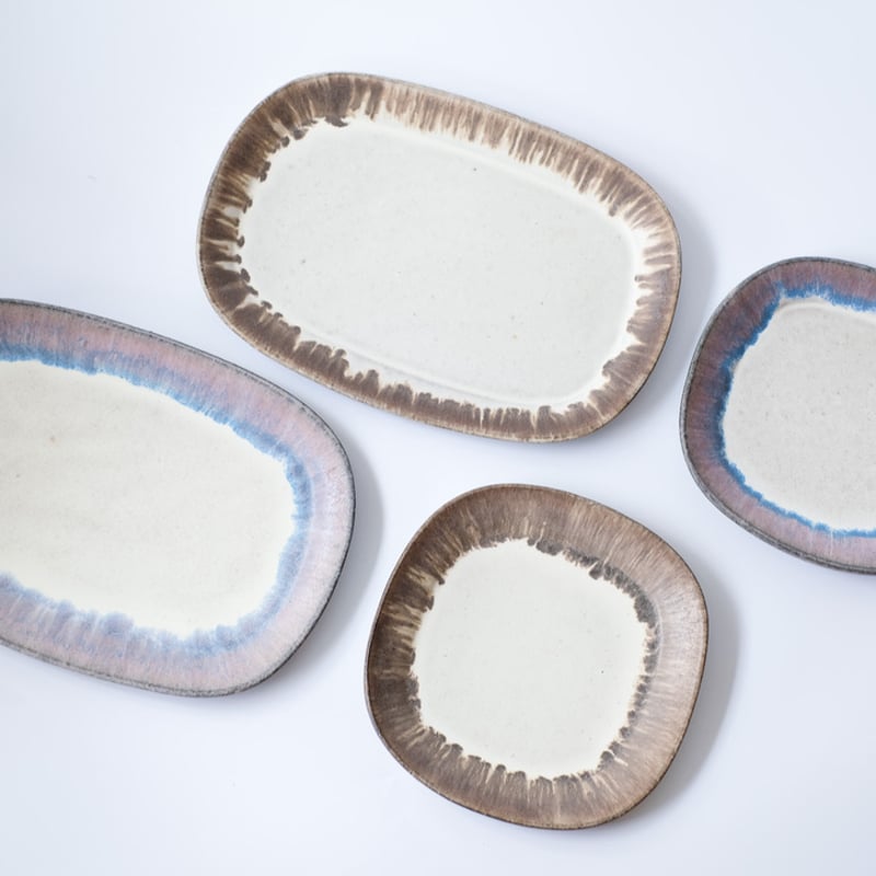 パンのお皿 WeekEND 青 / 3RD CERAMICS | クラシメク