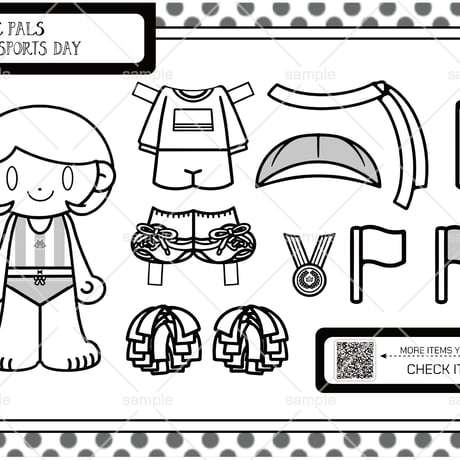 \SAMPLE/ KISEKAE PALS ☆運動会☆ WAIWAI SPORTS DAY