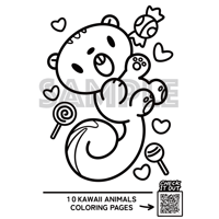 10 Kawaii Animals サンプル ◉りす◉