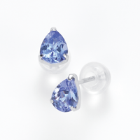 No.48　Ptタンザナイトピアス　計0.50ct
