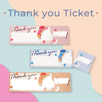 thank you ticket