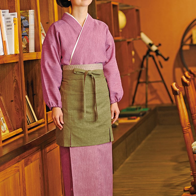 ぐるぴた二部式着物 上下セット 蓮喜 W-500 さえずり | 布の力 久磨衣