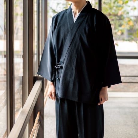 長袖 上下セット 浅瀬 S-055 紺 こん